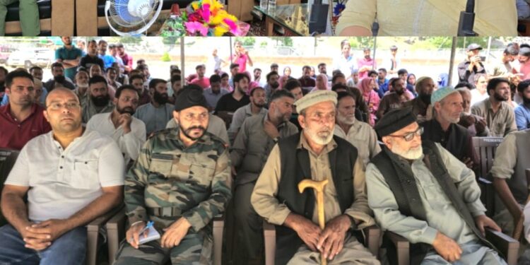 DC Kupwara chairs Mega Block Diwas at border area Keran