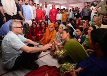 CM Omar Abdullah visits camps in Jammu & SambaTakes stock of relief efforts