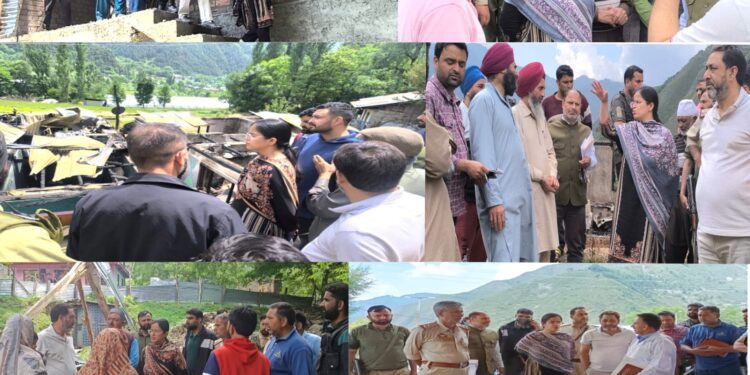 DC Kupwara visits Karnah sub division to take stock of the situation