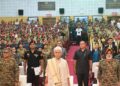Lieutenant Governor interacts with NCC Cadets at Special National Integration Camp at Srinagar