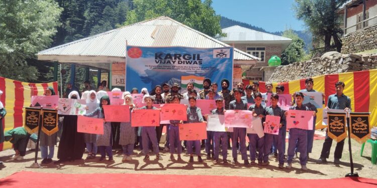 Day 2 of Kargil Vijay Diwas Celebrated with Patriotism and Passion at Boys High School Kundian