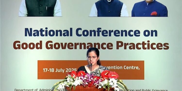 Kupwara Shines at National Conference: DC Ayushi Sudan Highlights Record Housing Achievements and Governance Reforms