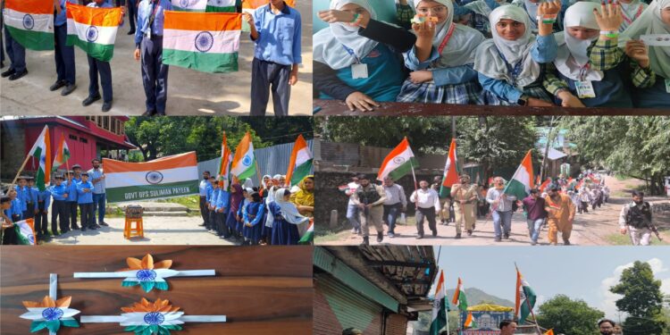 “Har Ghar Tiranga” Campaign-2025 gains momentum in Kupwara