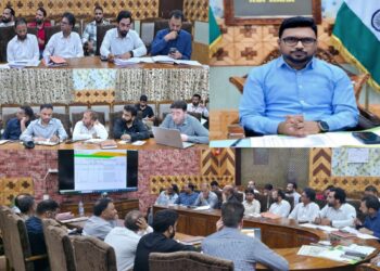 DC Kupwara reviews performance of Self Help Groups