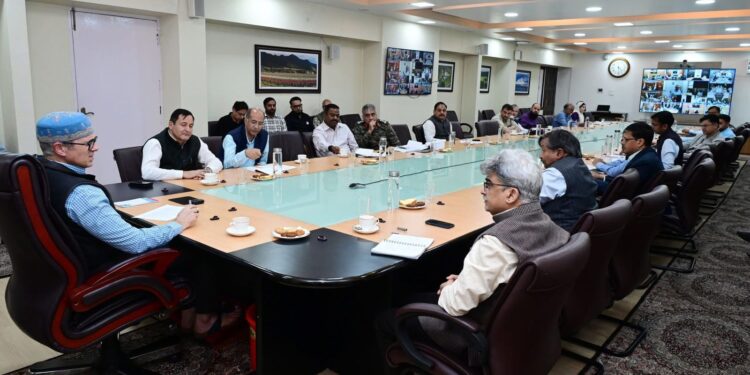 CM Omar Abdullah directs departments, districts to be prepared to deal with adverse weather conditions
