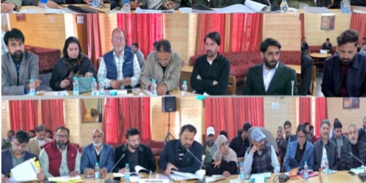 Chairman DDC Kupwara reviews progress of works under District Capex Budget 2025-26