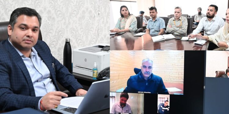 Secretary ITD reviews progress on implementation of e-SAM Inventory Management Portal across J&K