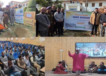 Vibrant Cultural programmes held at Auditorium Hall of GDC Kupwara