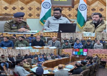 DC Kupwara reviews winter stocking and preparedness