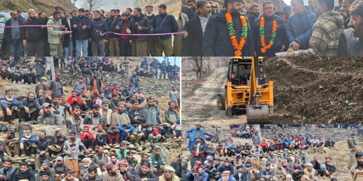 First-Ever Road Connectivity Inaugurated by MLA Fayaz Mir in Kalaroos Block Under PMGSY