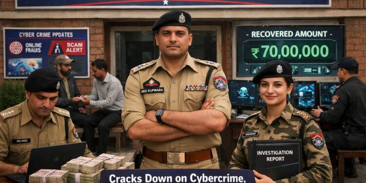 Cyber Police Station Kupwara Cracks Down on Cybercrime, Recovers Over ₹70 Lakh for Victims in 2025