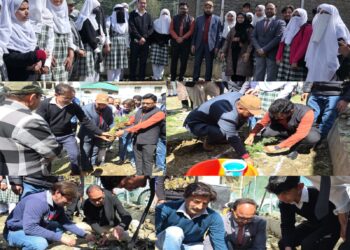 Deputy Commissioner Kupwara Launches Plantation Drive at BHSS Kupwara