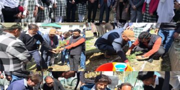 Deputy Commissioner Kupwara Launches Plantation Drive at BHSS Kupwara