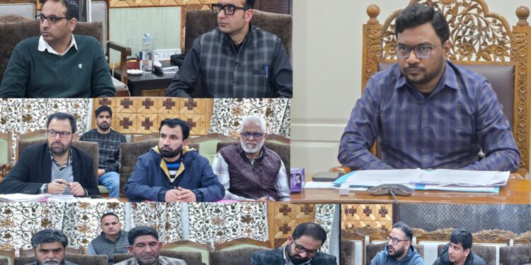 DC Kupwara reviews finalization of data under 3rd phase of Agriculture Census