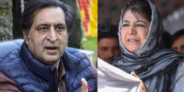 Sajad Lone Slams Mehbooba Mufti Over ‘Jihad’ Remarks, Accuses Her of Politicizing Youth Deaths