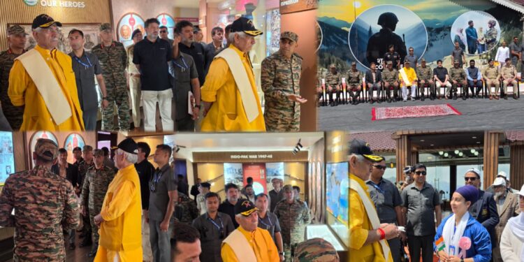 Lieutenant Governor inaugurates ‘Shaurya Gatha’ Complex at SM Hill in Tangdhar, Kupwara