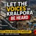 Let the Voices of Kralpora Be Heard