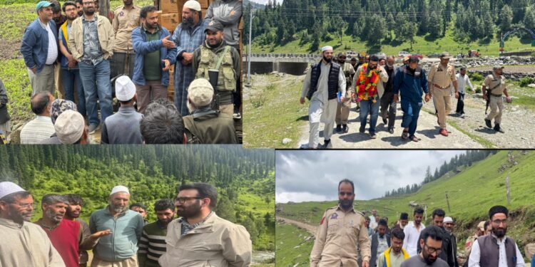 MLA Lolab Concludes Three-Day Tour of Border Area Machil; Reviews Development Works and Public Issues