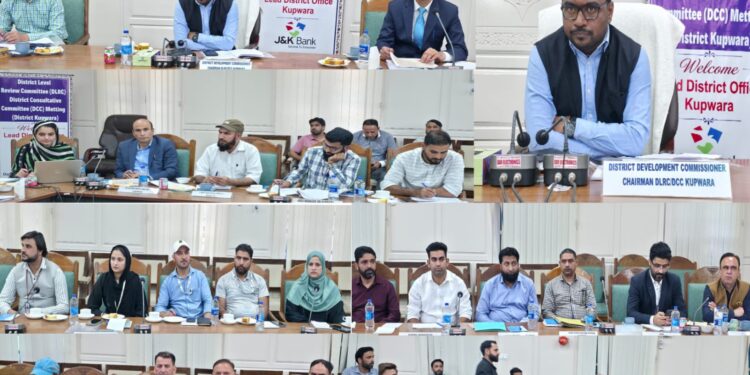 DC Kupwara Chairs DLRC/DCC Meeting; Stresses Intensified Financial Inclusion in the District