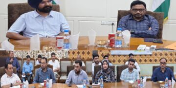 DC kupwara and MD Mission Yuva review status of implementation of Mission Yuva