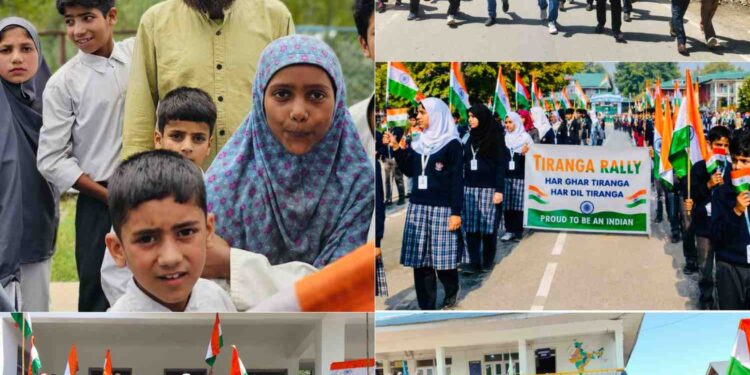 Massive Rallies Mark Launch of Har Ghar Tiranga Campaign in Kupwara