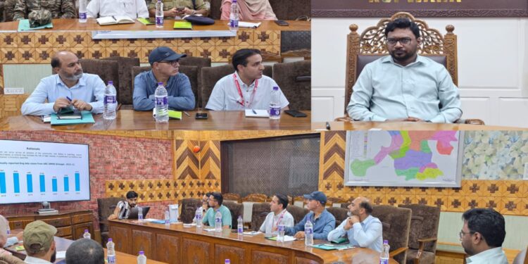 DC Kupwara Chairs District Level Committee Meeting on National Rabies Control Programme (NRCP) and SPCA