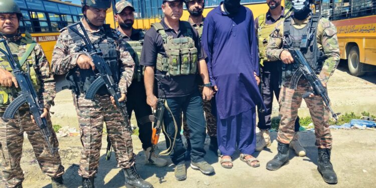 Handwara Police busted a terror module run by ex-terrorist operating in Hybrid Mode