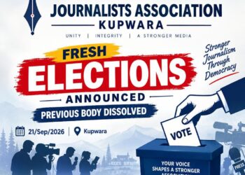 Journalists Association Kupwara Dissolves Previous Body, Announces Fresh Elections
