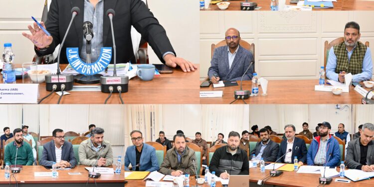 DC Kupwara Abhishek Sharma chairs introductory-cum-review meeting with district officers; calls for proactive, people-centric governance